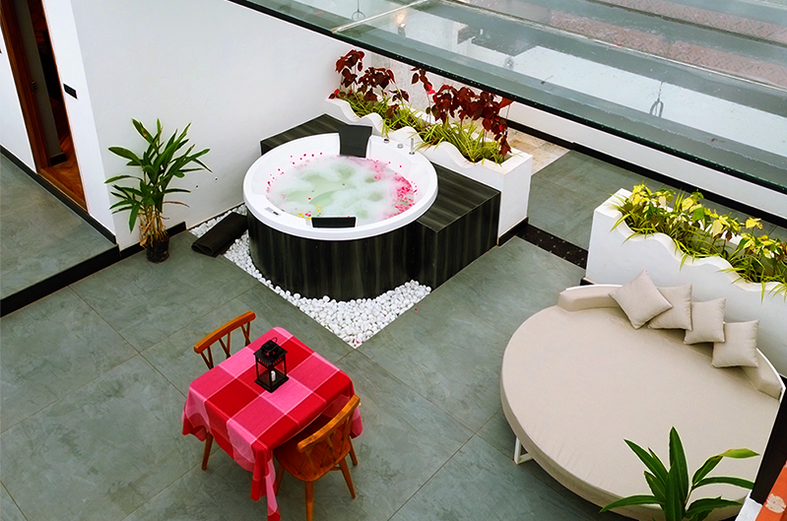 villa with private pool