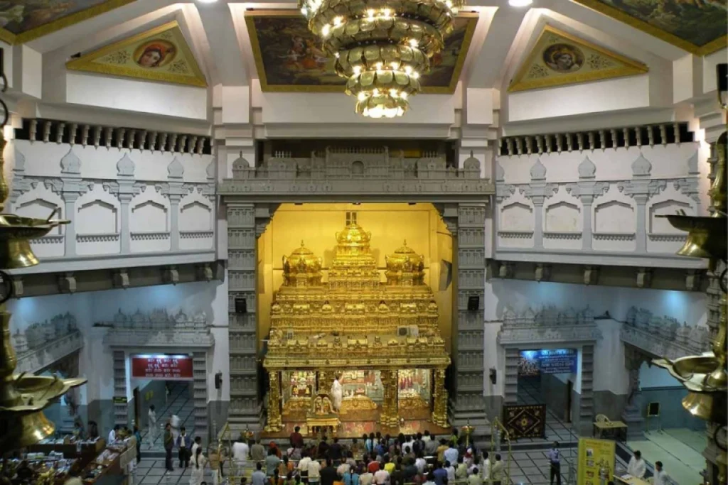 ISKCON temple interior bangalore